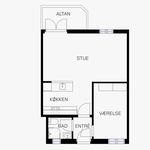 Lej 1-værelses lejlighed på 56 m² i Risskov