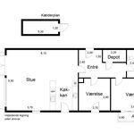 Lej 3-værelses lejlighed på 93 m² i København S
