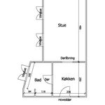 Lej 1-værelses lejlighed på 45 m² i Hjørring