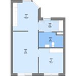 Lej 2-værelses lejlighed på 61 m² i Brønderslev
